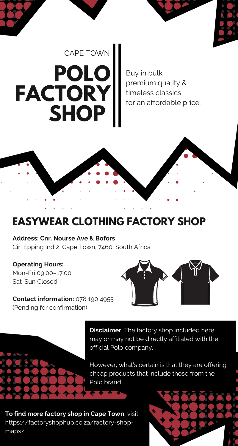 Find Polo Factory Shop in Cape Town and Johannesburg Cheap Polo Shirts Accessories